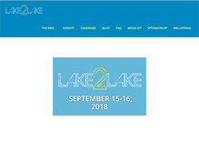 Tablet Screenshot of lake2lake.org